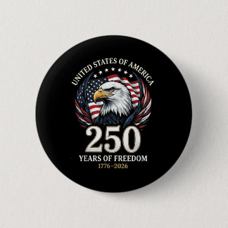 250 Jahre dom USA-Jubiläum Patriotisch Button
