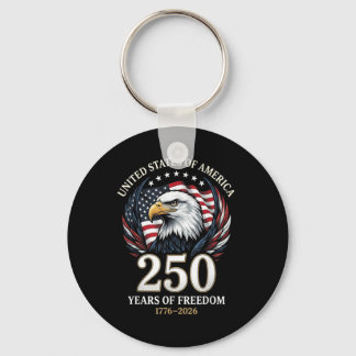 250 Jahre dom USA Jubiläum Patriotisch Schlüsselanhänger