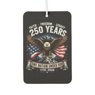 250 Jahre Eine Nation Unter Gott Adler Autolufterfrischer
