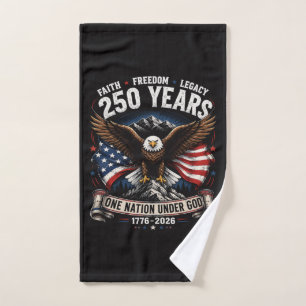250 Jahre Eine Nation Unter Gott Adler Handtuch