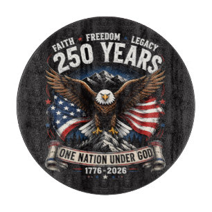 250 Jahre Eine Nation Unter Gott Adler Schneidebrett