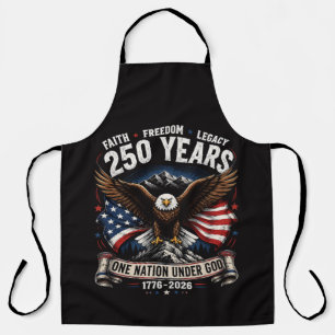 250 Jahre Eine Nation Unter Gott Adler Schürze
