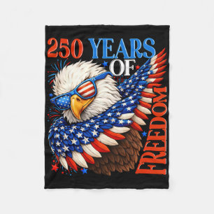 250 Jahre Freiheit 1776 2026 Patriotischer Ld Adle Fleecedecke