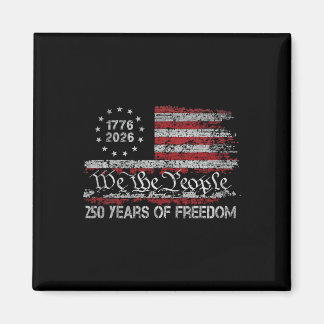 250 Jahre Freiheit 1776 2026 USA-Flagge 250. Gebur Magnet
