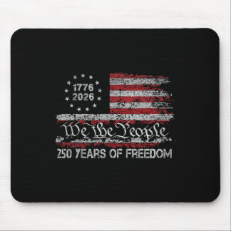 250 Jahre Freiheit 1776 2026 USA-Flagge 250. Gebur Mousepad