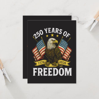 250 Jahre Freiheit 1776 2026 Weißkopfseeadler Einladung