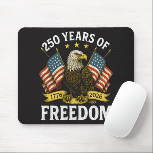 250 Jahre Freiheit 1776 2026 Weißkopfseeadler Mousepad