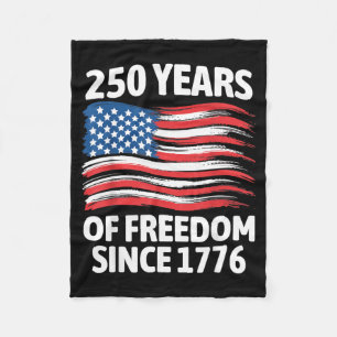 250 Jahre Freiheit 250. Jubiläum 1776 2026 Fleecedecke
