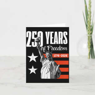 250 Jahre Freiheit Amerika 1776-2026 Karte