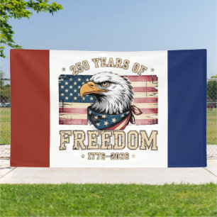 250 Jahre Freiheit – Amerikanisches Semiquincenten Banner