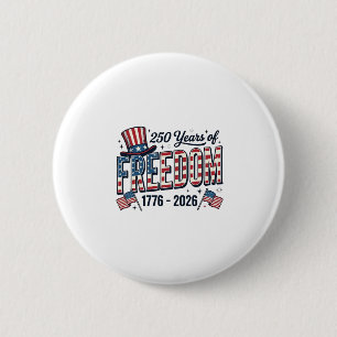 250 Jahre Freiheit Patriotic Jubiläums-Shirt_1 Button