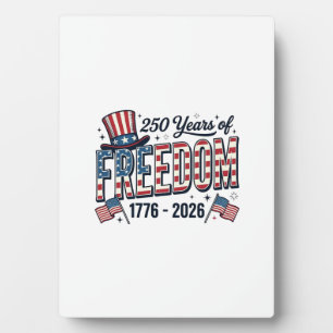 250 Jahre Freiheit Patriotic Jubiläums-Shirt_1 Fotoplatte