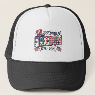 250 Jahre Freiheit Patriotic Jubiläums-Shirt_1 Truckerkappe