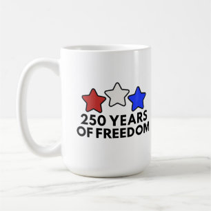 250 Jahre Freiheit Patriotisch Kaffeetasse