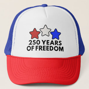 250 Jahre Freiheit Patriotisch Truckerkappe