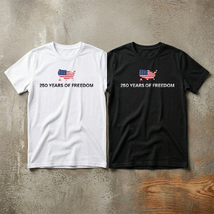 250 Jahre Freiheit-Shirt USA-Jubiläum T-Shirt