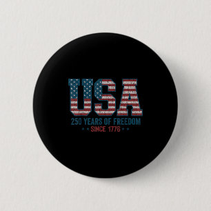250 Jahre Freiheit USA 1776 2026 4. Juli Button