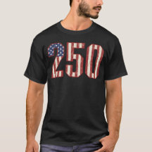 250 Jahre Freiheit Vintage USA Patriotisch 250 D