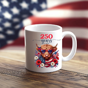 250 Jahre Freiheits-Blumenkuh Kaffeetasse