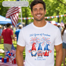 250 Jahre Freiheits-Patriotische-Gnome-Männer-Shir