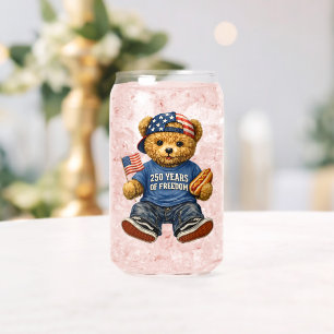 250 Jahre Freiheits-Teddybär Dosenglas