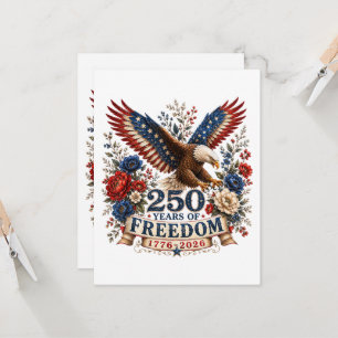 250 Jahre Freiheitsadler 250. Jubiläum USA Einladung