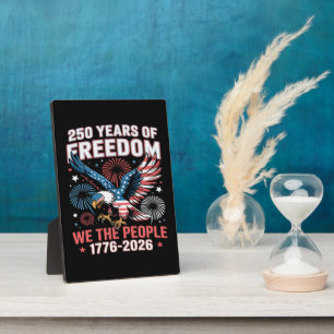 250 Jahre Freiheitsadler 250. Jubiläum USA Fotoplatte