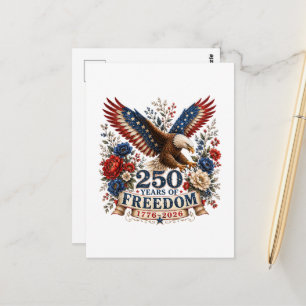 250 Jahre Freiheitsadler 250. Jubiläum USA Postkarte