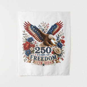 250 Jahre Freiheitsadler 250. Jubiläum USA Wandteppich
