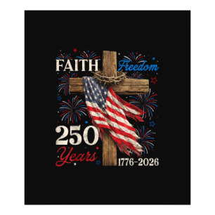 250 Jahre Glaube und Freiheit 4. Juli Shirts Chr Fotodruck