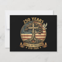250 Jahre Glaube und Freiheit Christlich USA 250.