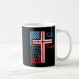 250 Jahre Glaube und Freiheit christliches USA 250 Kaffeetasse