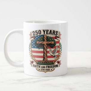 250 Jahre Glaube und Freiheit Jumbo-Tasse