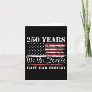 250 Jahre Haben Es Geschafft USA-Flagge 250. Karte