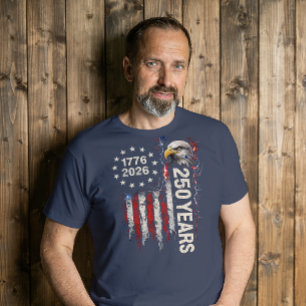 250 Jahre Jubiläums-Feier Amerikanische Flagge Adl Tri-Blend Shirt