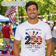 250-Jahre-Jubiläums-Patriotisches-T-Shirt 1776-202