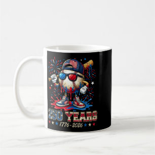 250 Jahre Jungen Mädchen Cooles Baseball-Eis Drip Kaffeetasse