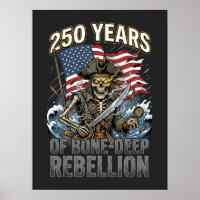 250 Jahre knochen tiefe Rebellion Skelettpirat