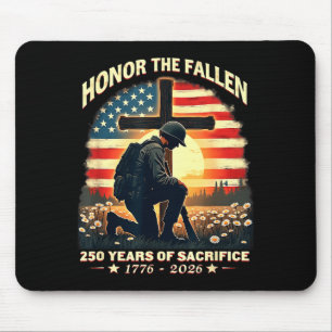 250 Jahre Opfer würdigen 1776–2026 Veteranen Mousepad