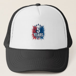 250 Jahre patriotisches Jets-Jubiläums-Vektordesig Truckerkappe