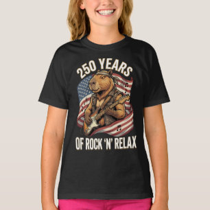 250 Jahre Rock 'N' Relax Capybara Rockstar T-Shirt