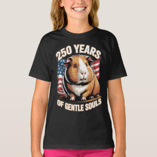 250 Jahre sanfte Seelen Meerschweinchen Kunst T-Shirt
