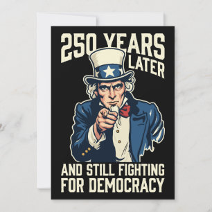 250 Jahre später und immer noch für die Demokratie Einladung
