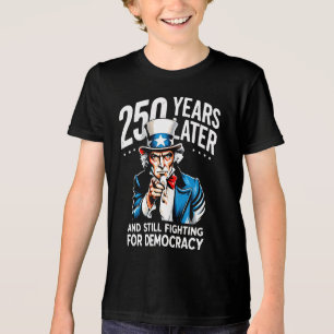 250 Jahre später und immer noch für die Demokratie Tri-Blend Shirt