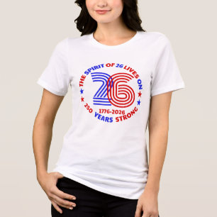 250 JAHRE STARK: DER SPIRIT VON 26 LEBEN AM Tri-Blend SHIRT