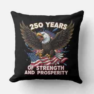 250 Jahre Stärke Adler Patriotisch Kissen