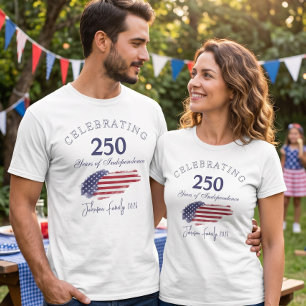 250 Jahre Unabhängigkeit feiern 4. Juli T-Shirt