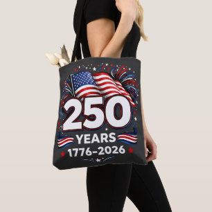 250 Jahre Unabhängigkeit Patriotisches Feuerwerk S Tasche