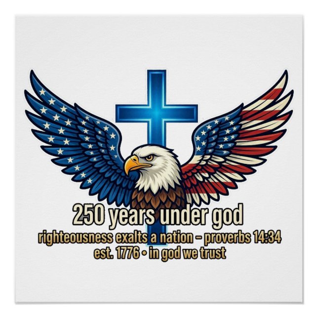 250 Jahre unter Gott Poster (Vorderseite)