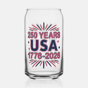 250 Jahre USA 1776-2026 Halbjahr Dosenglas